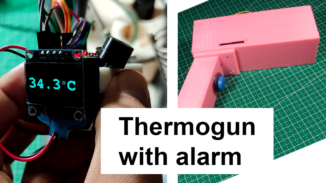 Make your own Thermogun using arduino and mlx90614